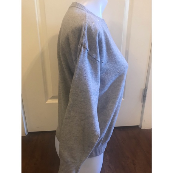 Peyton Primrose Grey Crew Neck Long Sleeve Sweater - Picture 4 of 11